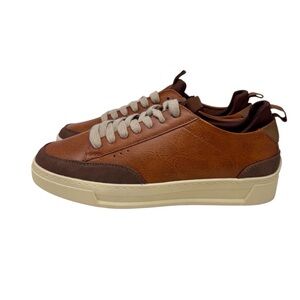 Madden NYC Men's Markk Court Casual sneakers in brown vegan leather size 8 New